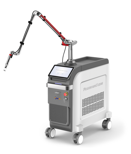 タトゥー除去用の新しいデザイン 1060/532nm ピコ秒 Nd Yag レーザー機
