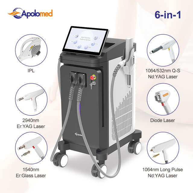 新しい 6in 1 多機能プラットフォーム レーザー