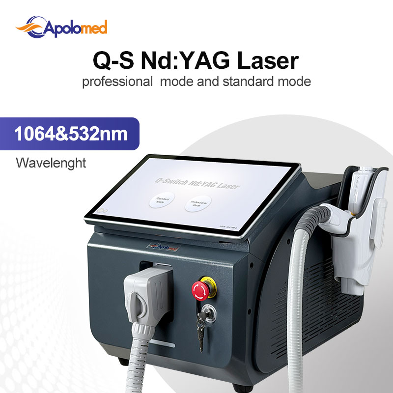 新しいポータブル QS Nd Yag レーザー 