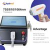 ポータブルダイオードレーザー脱毛 Tuv Medical CE & USA FDA 承認 